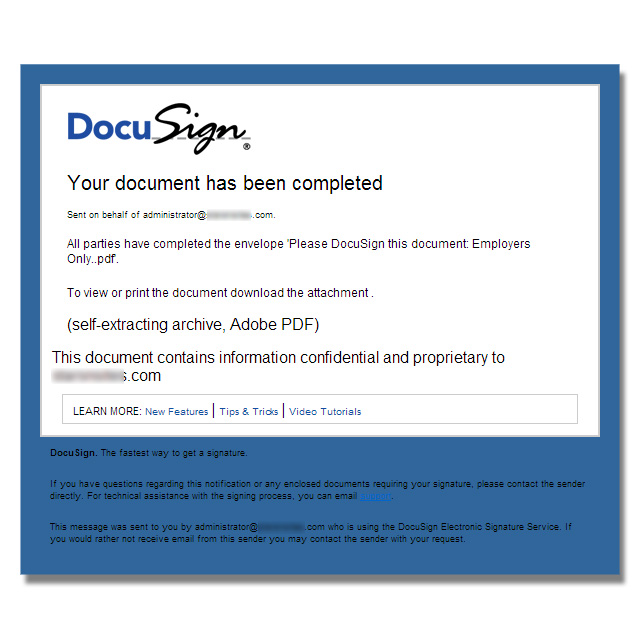 DocuSign Email Scam Alert
